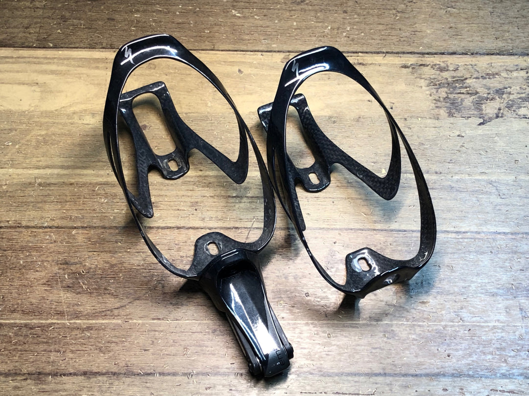 JA482 スペシャライズド SPECIALIZED S-WORKS カーボン ボトルケージ 2個セット 携帯ツール付属