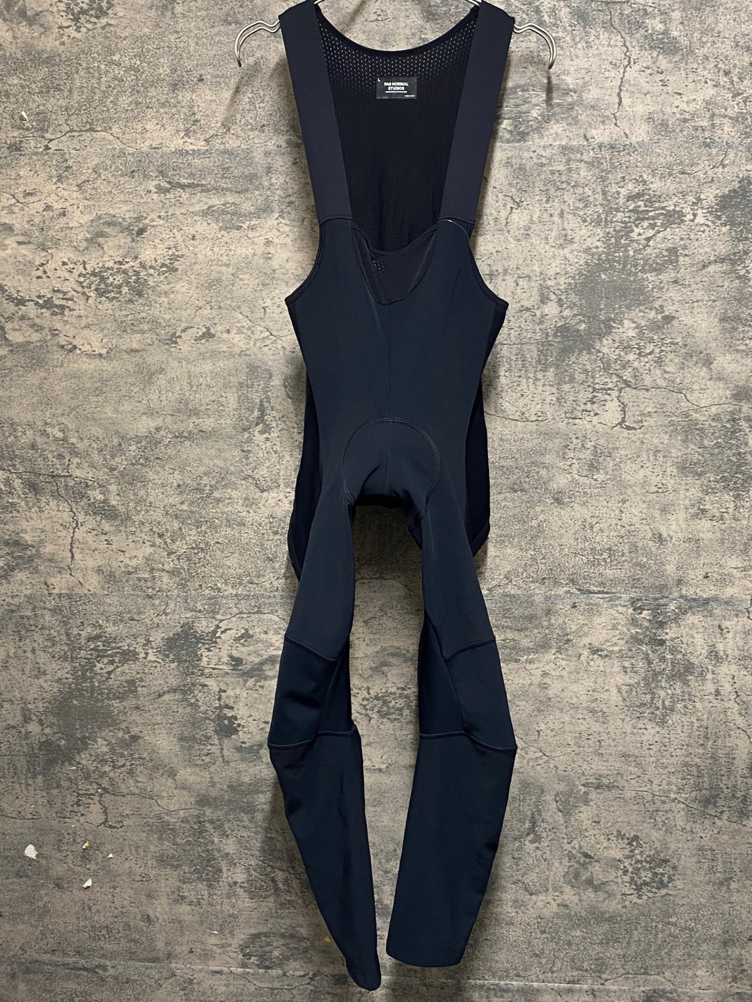 KA537 パスノーマルスタジオ PAS NORMAL STUDIOS MECHANISM DEEP WINTER LONG BIB ビブタイツ 黒 L 裏起毛