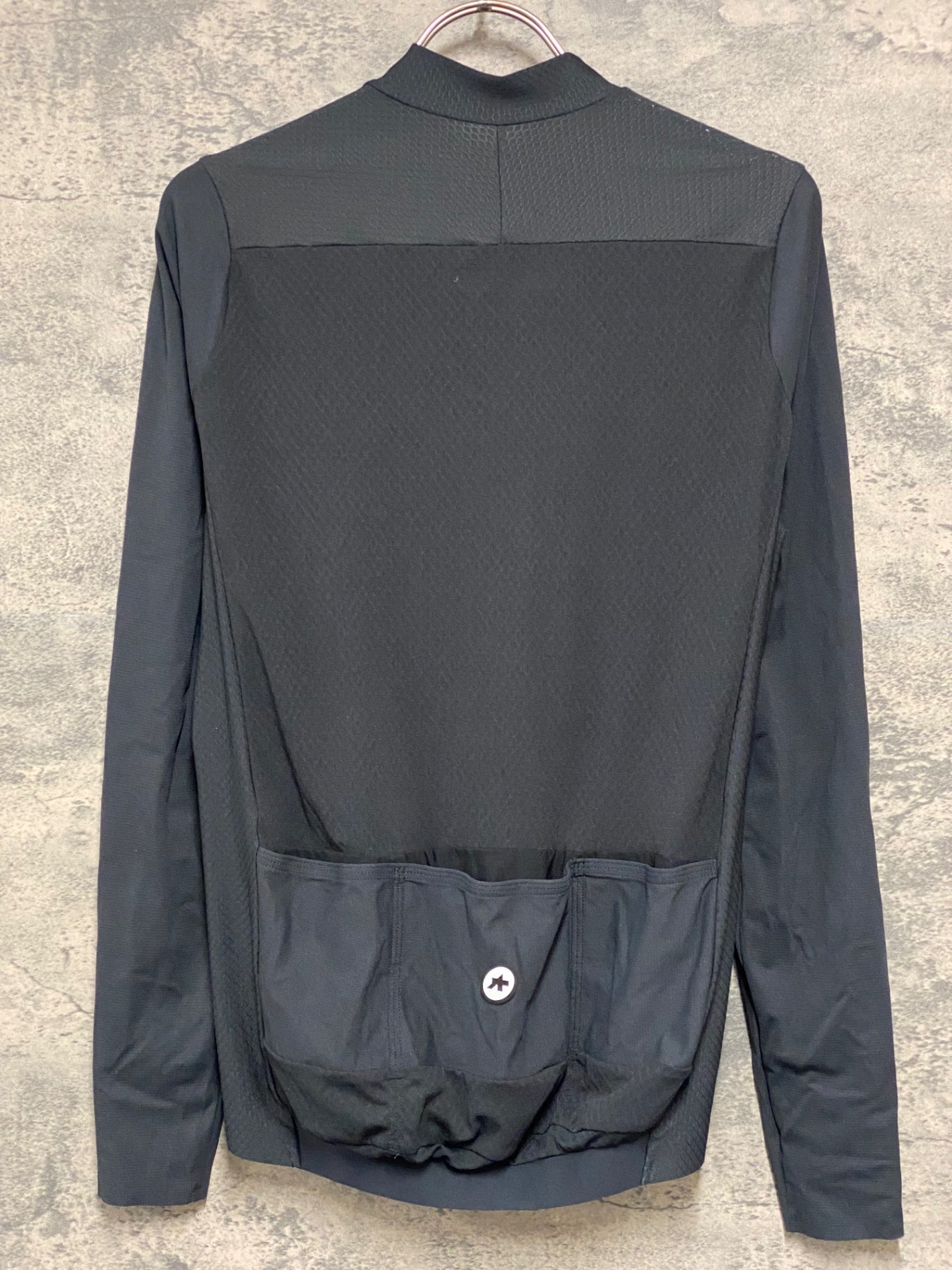 JO799 アソス ASSOS メッシュ 長袖 サイクルジャージ Sサイズ 黒