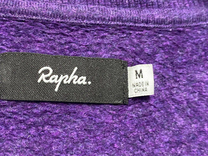 KF531 ラファ Rapha LOGO ZIP UP TRACK JACKET 長袖 サイクルジャケット 紫 M