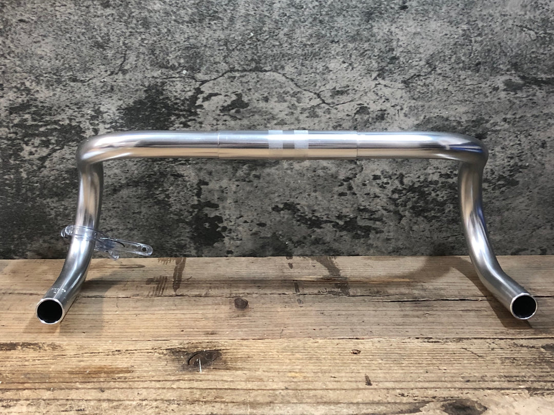 JZ153 日東 NITTO Mod.55 アルミ ドロップハンドル 370/400mm Φ26 シルバー