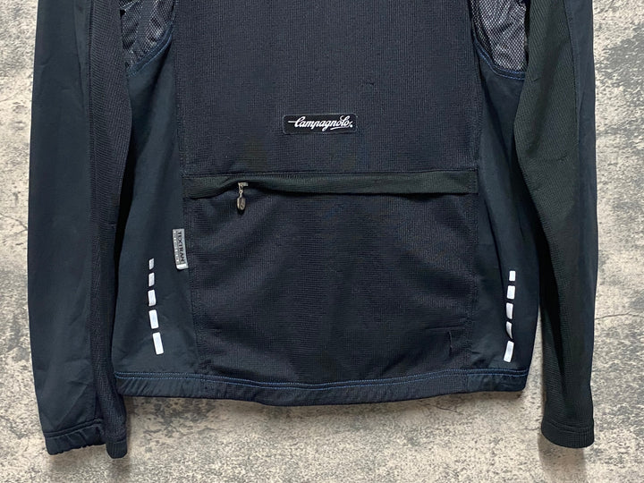 KE015 カンパニョーロ CAMPAGNOLO 長袖 サイクルジャージ 紺 L