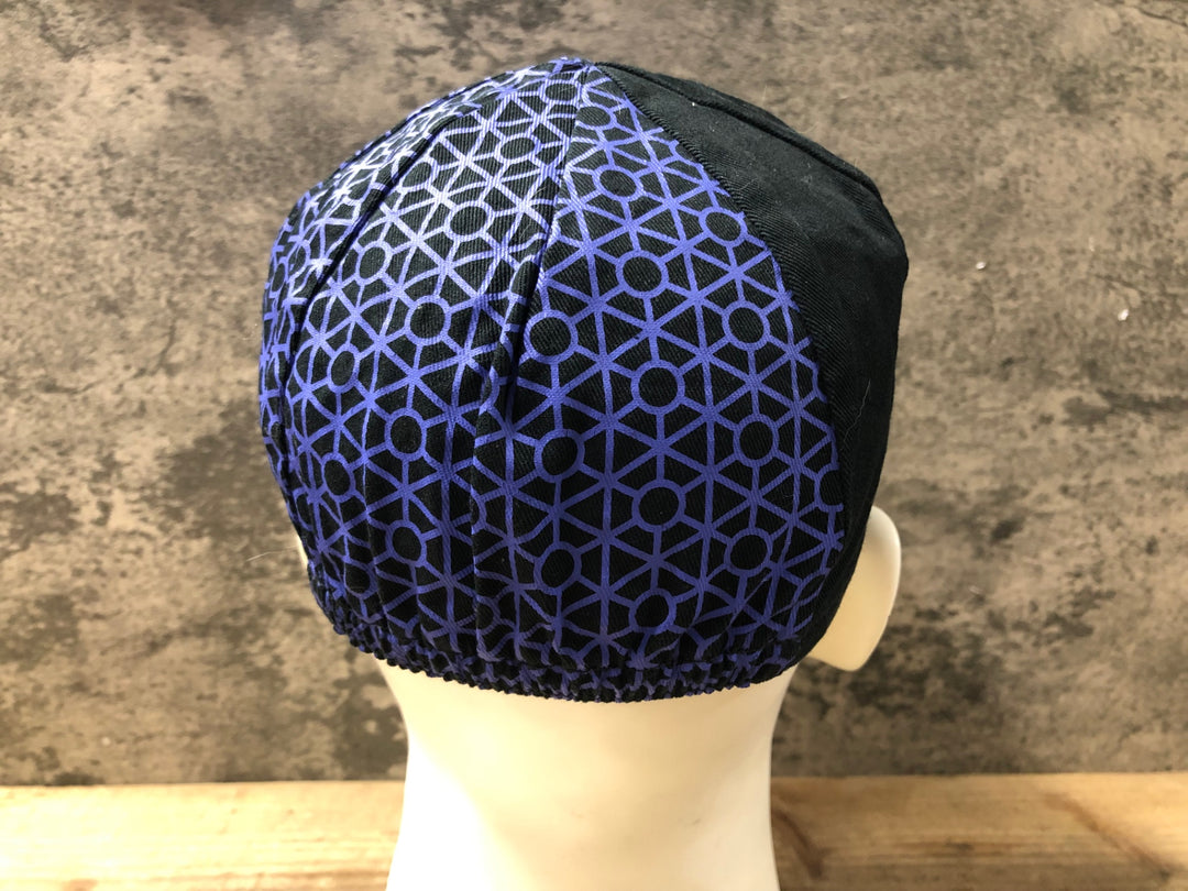 KA299 ラファ Rapha CLUB HOUSE MERCH CAP サイクルキャップ 黒 紫 ワンサイズ ※動物の毛