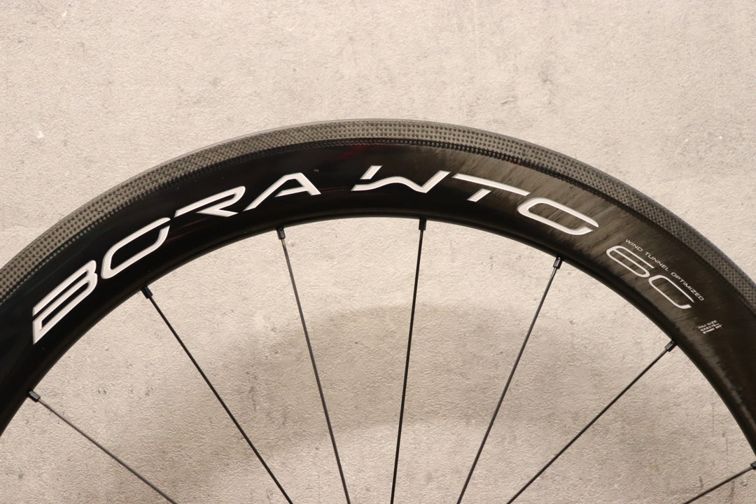 新品未使用 カンパニョーロ CAMPAGNOLO ボーラ BORA WTO 60 RIM AC3 カーボン クリンチャー チューブレス フロントホイール シマノ 19C 【さいたま浦和店】