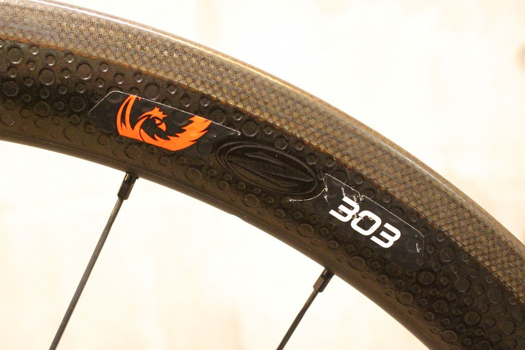 ジップ ZIPP 303 FIRECREST カーボン クリンチャー ホイールセット シマノ 11/12S ワイドリム 17C 【名古屋店】