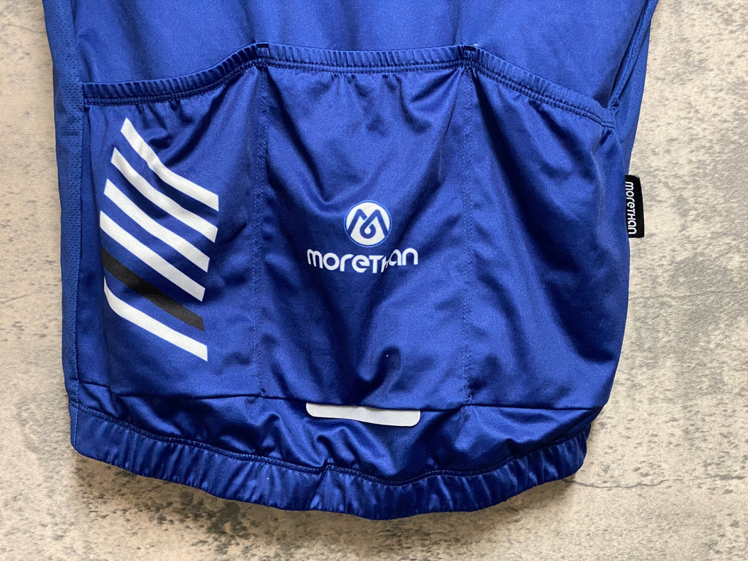 JO076 モアザン morethan 半袖 サイクルジャージ ネイビー S