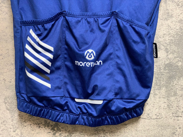 JO076 モアザン morethan 半袖 サイクルジャージ ネイビー S