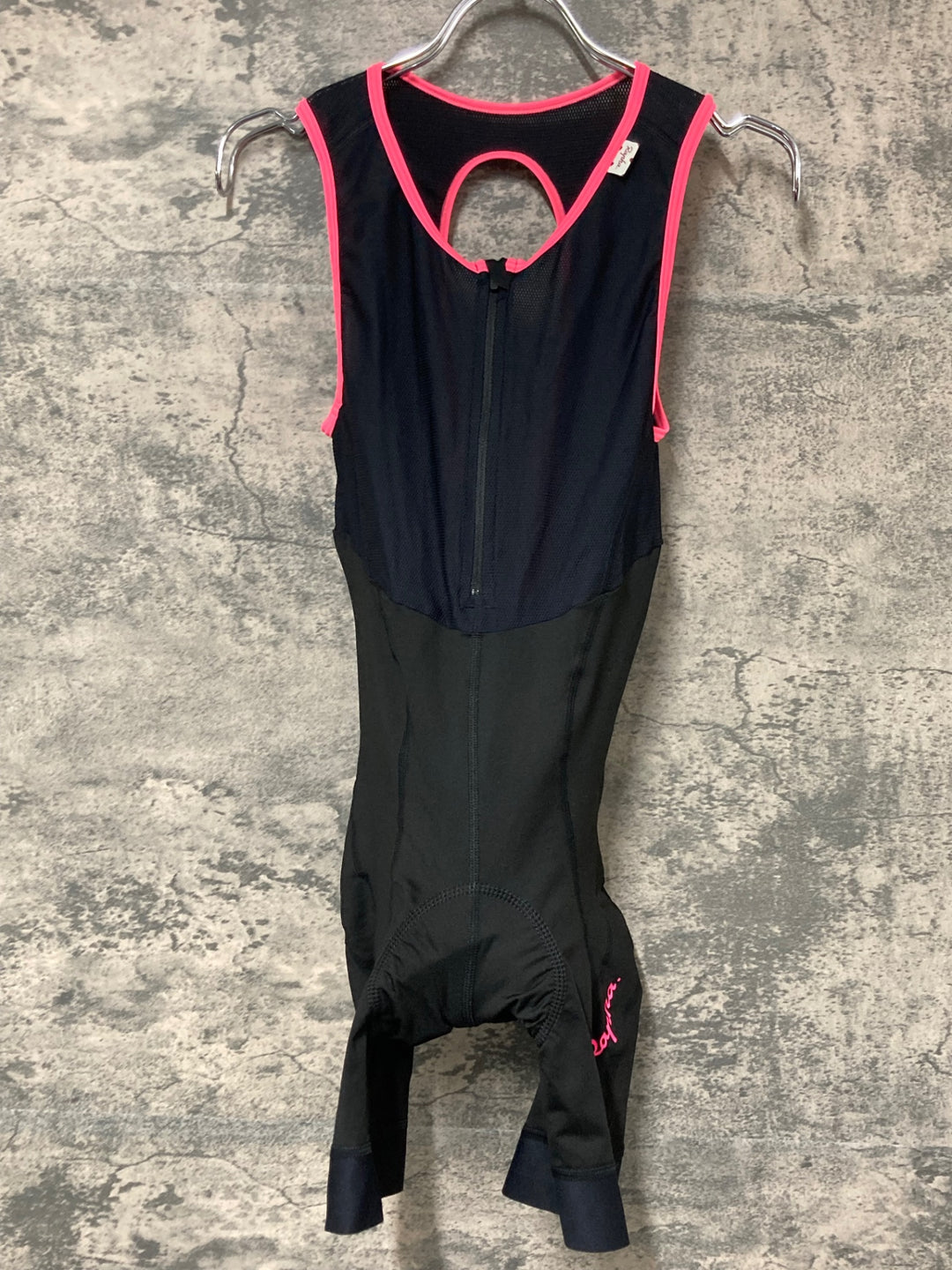 JE569 ラファ Rapha WOMEN'S BIB SHORTS ビブショーツ 黒 ピンク レディース XXS