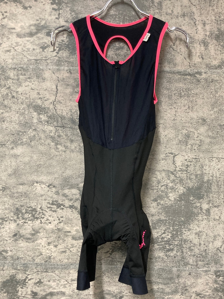 JE569 ラファ Rapha WOMEN'S BIB SHORTS ビブショーツ 黒 ピンク レディース XXS
