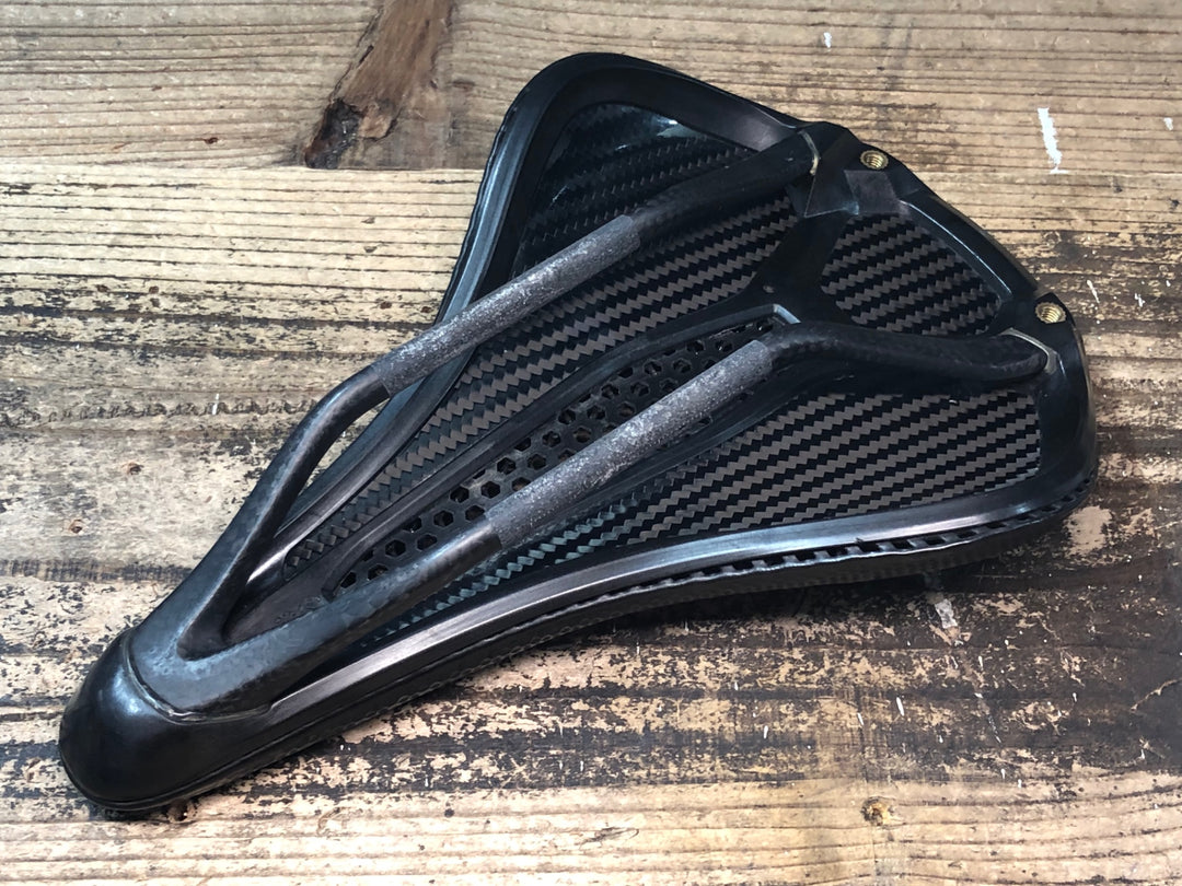 JM125 スペシャライズド SPECIALIZED S-WORKS POWER MIRROR サドル 黒 155mm カーボンレール ※内部破損のためジャンク