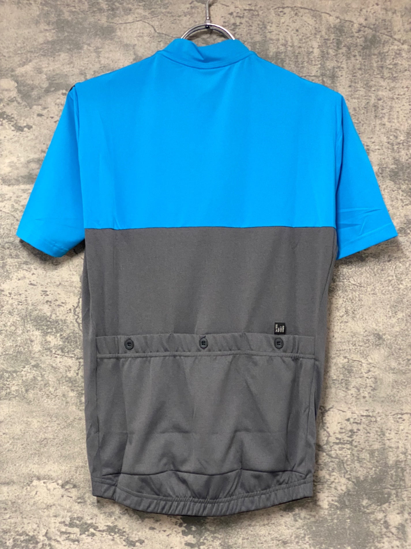 KJ989 ナリーニ NALINI 半袖 サイクルジャージ 青グレー M – BICI