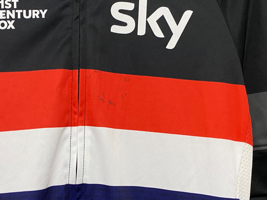 JN155 ラファ Rapha MEN'S COUNTRY JERSEY 半袖 サイクルジャージ 黒 紺 M TEAM Sky