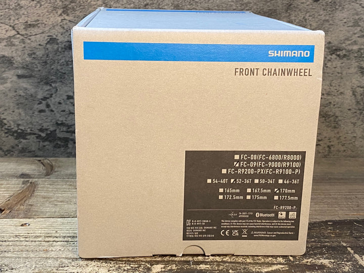 JU873 シマノ SHIMANO デュラエース DURA ACE FC-09 170mm 52-36T 11S クランクセット