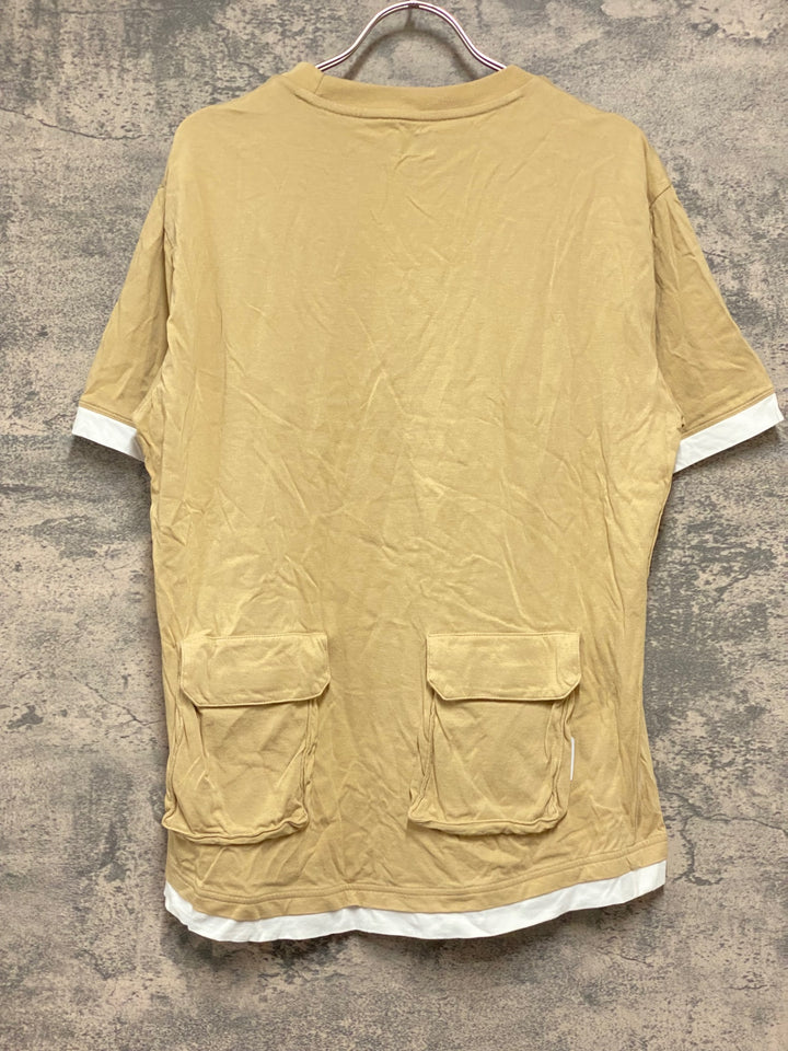 JZ840 ルコックスポルティフ le coq sportif 半袖 Tシャツ カーキ S