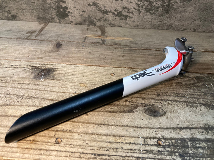 JQ258 デダ Deda ZERO 100 SERVIZIO CORSE アルミ シートポスト 280mm Φ27.2 黒白