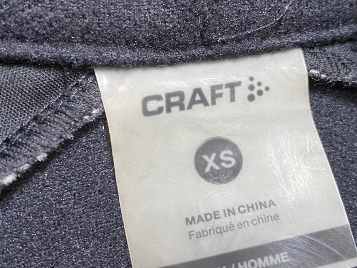 JN002 クラフト CRAFT 長袖 サイクルジャケット 黒 裏起毛 XS
