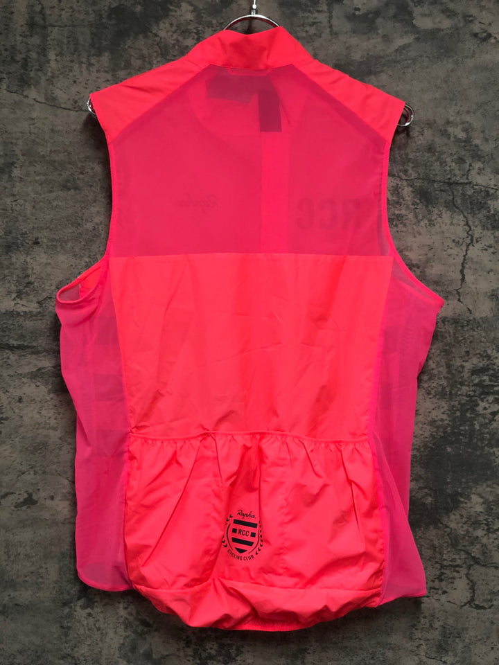 KD245 ラファ Rapha RCC BREVET GILET サイクルベスト ジレ ピンク M