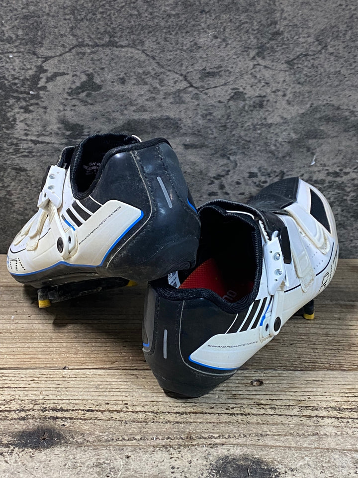 JS975 シマノ SHIMANO SH-R171W ビンディングシューズ 白 黒 EU40