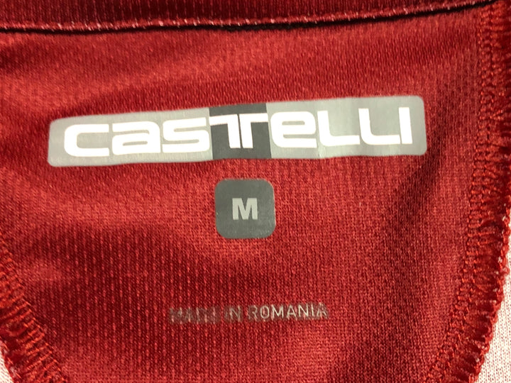 JV727 カステリ CASTELLI チームイネオス TEAM INEOS 半袖 サイクルジャージ 黒赤 M