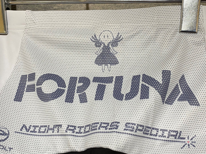 JO597 アウローラ AURORA レーサーパンツ 白 黒 ピンク L ろんぐらいだぁすとーりーず！FORTUNA