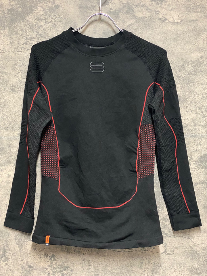 KR442 スポーツフル sportful Essentials 長袖 ベースレイヤー 黒 XL-XXL