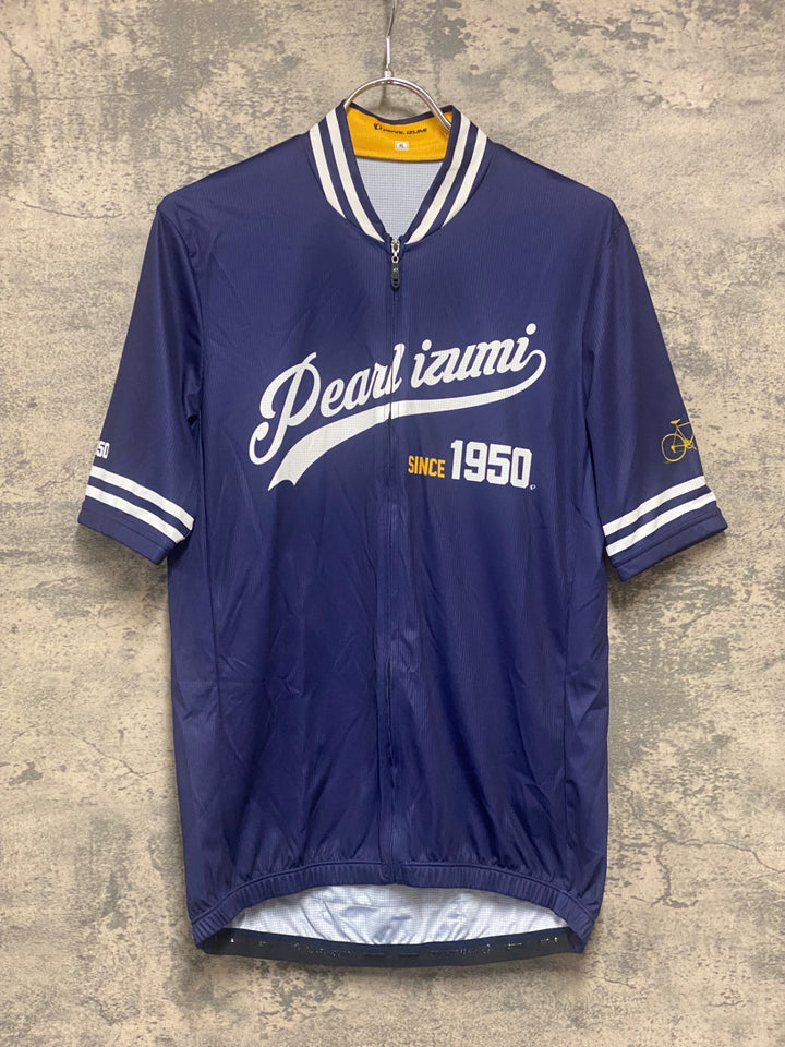 KE099 パールイズミ PEARL iZUMi 半袖 サイクルジャージ 紺 XL