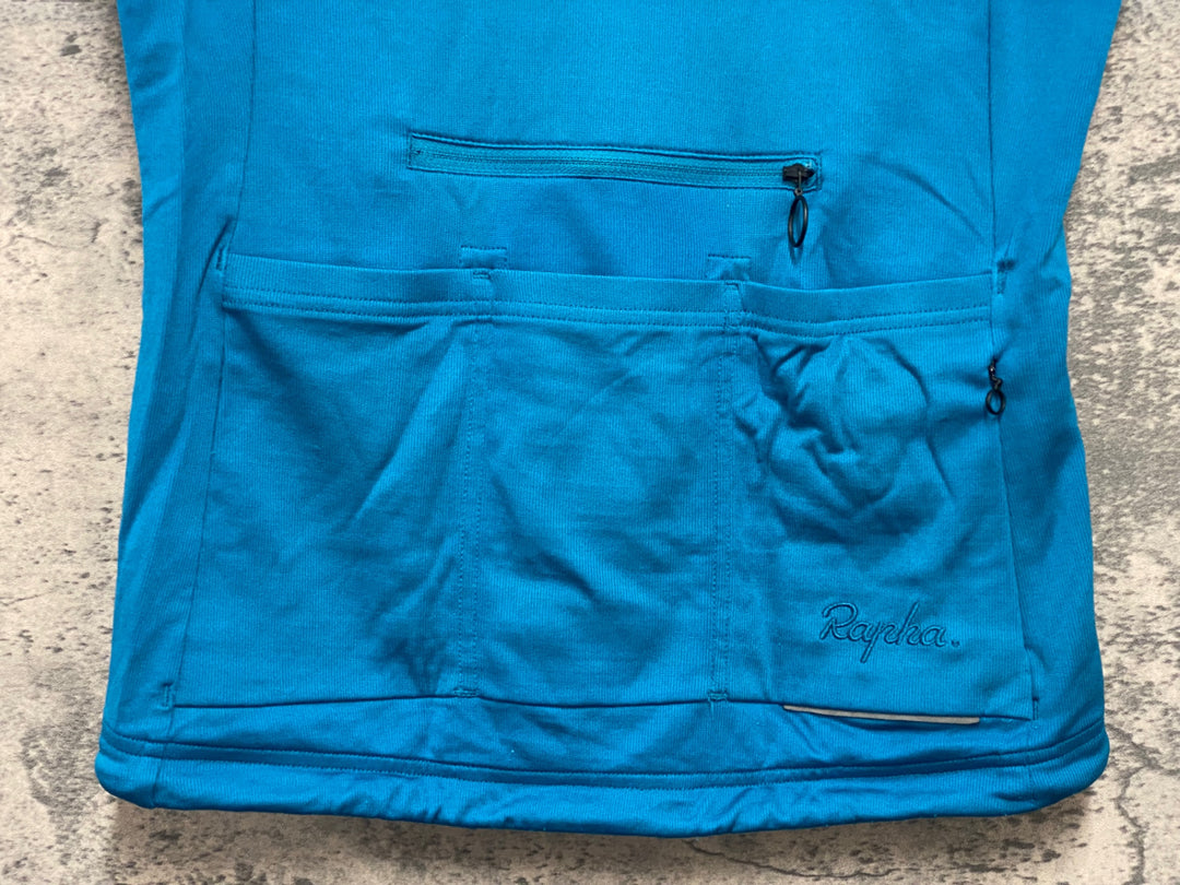 JY131 ラファ Rapha WOMEN'S SS BREVETJERSEY Ⅱ 半袖 サイクルジャージ レディース ターコイズ S