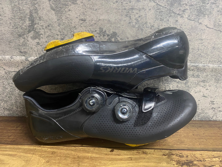 JX113 スペシャライズド SPECIALIZED S-WORKS 6 RD WIDE ビンディングシューズ SPD-SL 黒 EU42