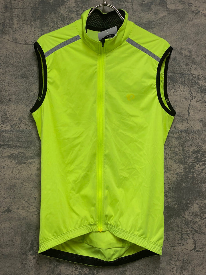 KL034 パールイズミ PEARL iZUMi ジレ サイクルベスト 蛍光 黃 L ※汚れ