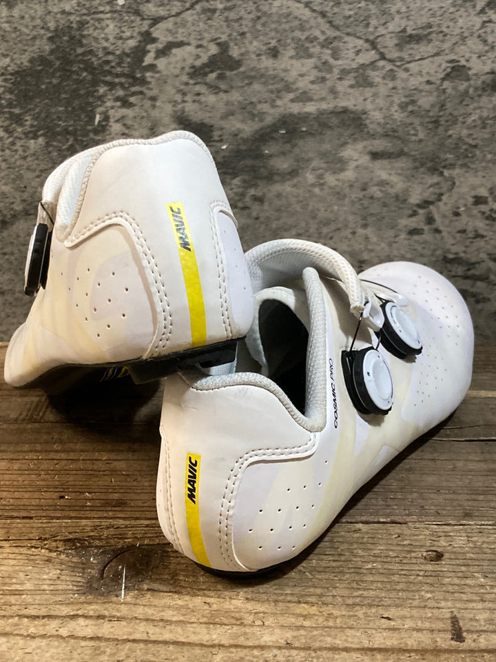 KC476 マヴィック MAVIC COSMIC PRO ビンディングシューズ 白 EU41 1/3 汚れあり