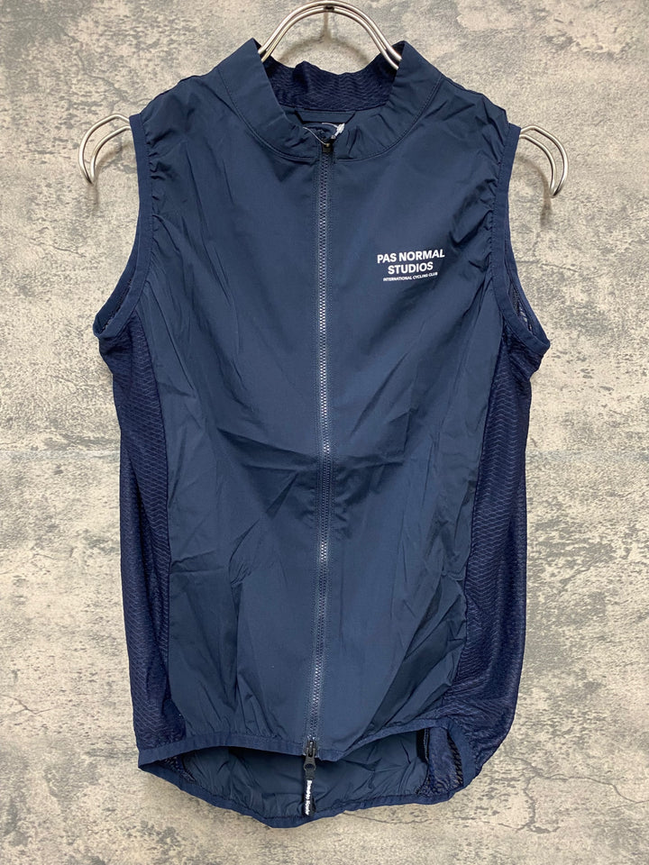 JY503 パスノーマルスタジオ PAS NORMAL STUDIOS Mechanism Stow Away Gilet ジレ サイクルベスト ネイビー M