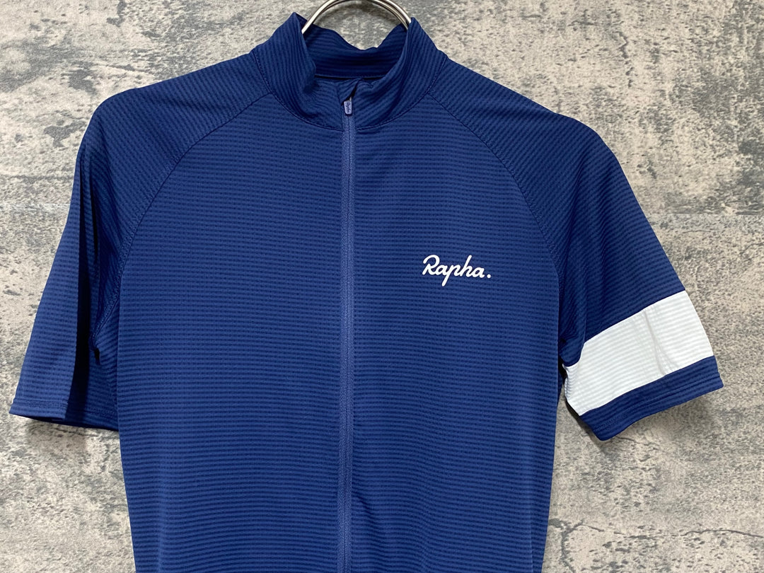 JE620 ラファ Rapha コアライトウェイトジャージ CORE LIGHTWEIGHT JERSEY 半袖 青 XSサイズ