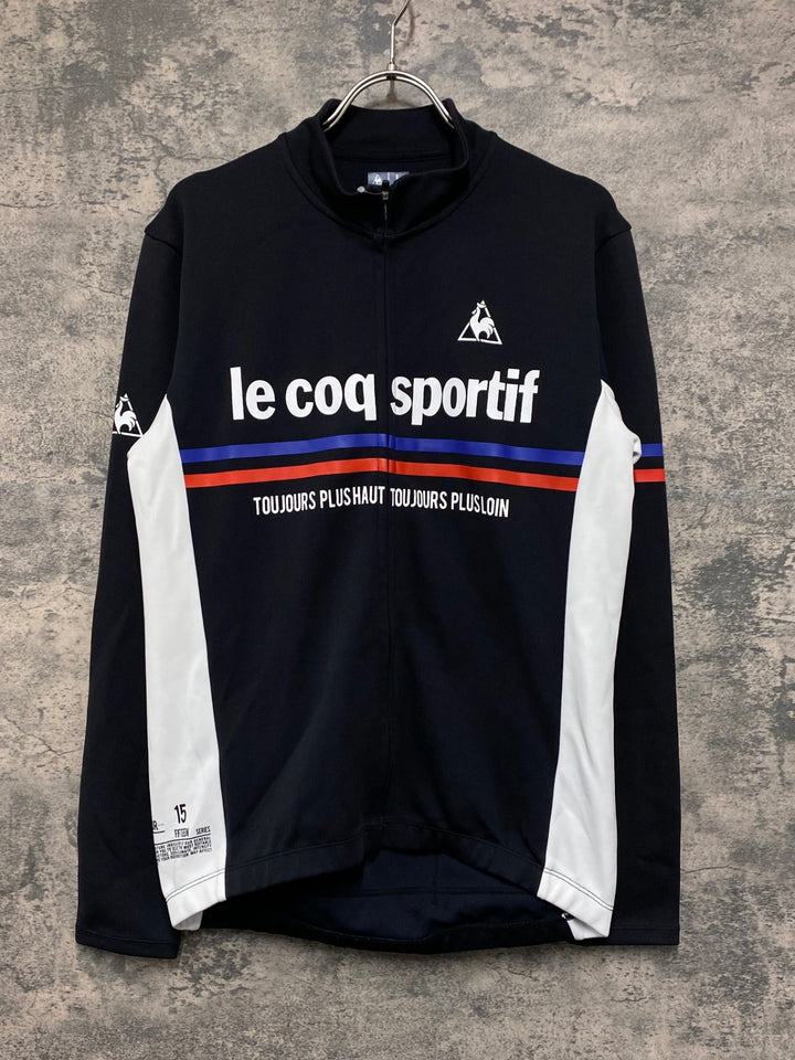 JV500 ルコックスポルティフ le coq sportif 長袖 サイクルジャケット 黒 L