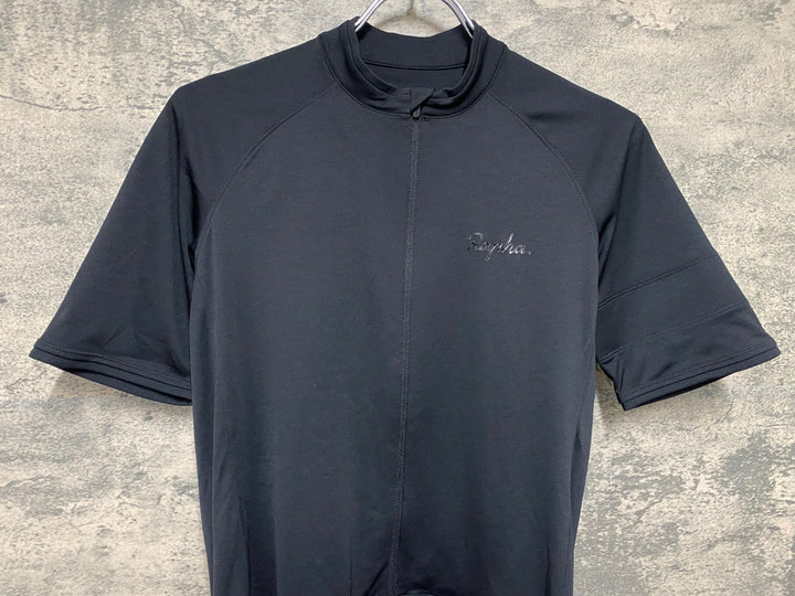 JT010 ラファ Rapha MEN'S SHORT SLEEVE CORE JERSEY 半袖サイクルジャージ 黒 S