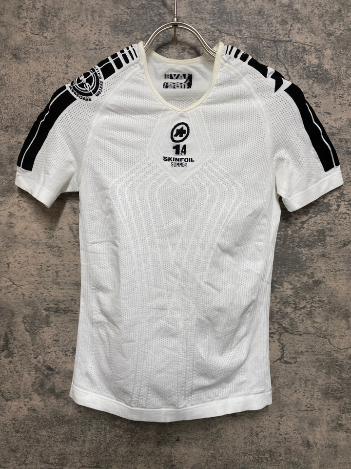 JS070 アソス ASSOS 1.4 SKINFOIL SUMMER 半袖 ベースレイヤー 0