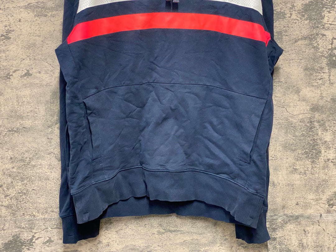 KG219 ラファ Rapha BREVET HOODIE フーディ 長袖 スウェットパーカー ネイビー XL
