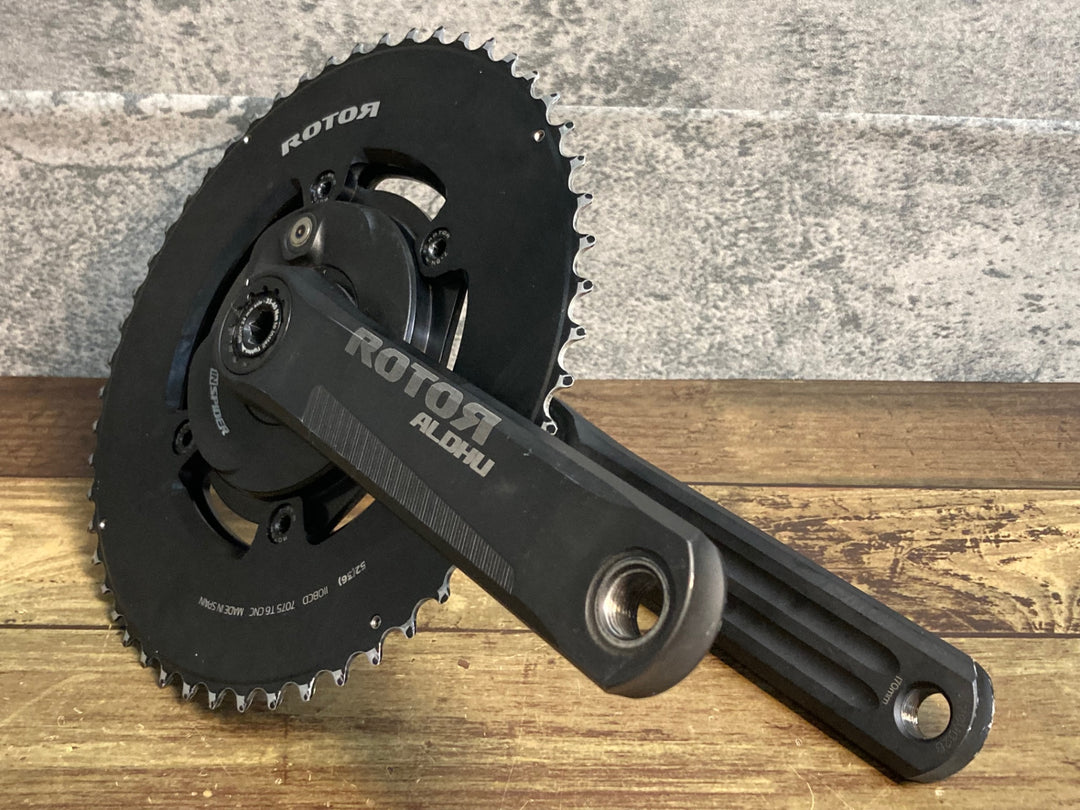 JP949 ローター ROTOR ALDHU INSPIDER パワーメーター クランクセット ROAD24 52/36 170mm 接続確認済