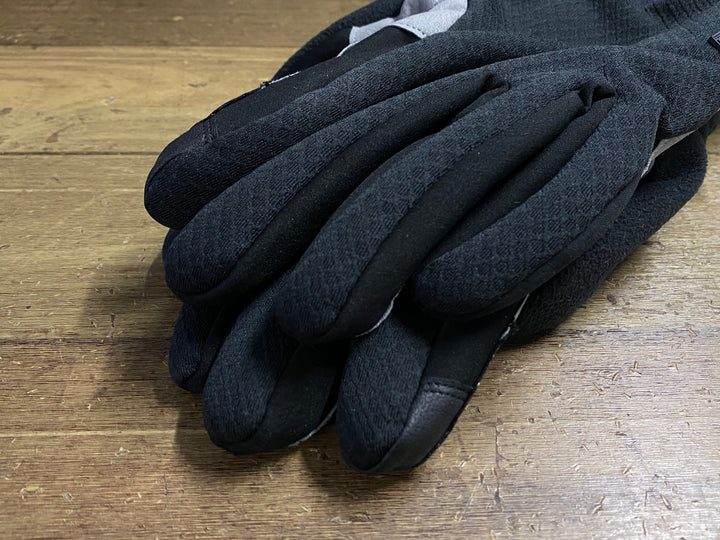 JZ252 パールイズミ PEARL iZUMi WINTER GLOVE 長指 サイクルグローブ 黒 L 裏起毛