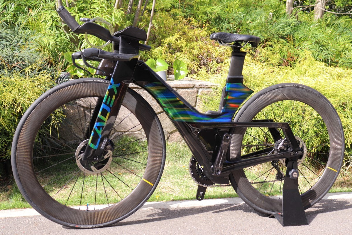 R3-CARBON ロードバイク ブラック/イエロー/デュラエース搭載 カデックス CADEX Tri 2023 XXSサイズ シマノ デュラエース R9270 12S