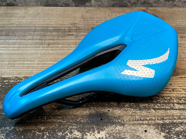JF084 スペシャライズド SPECIALIZED パワー POWER expert サドル ターコイズ Hollow Ti レール 155mm