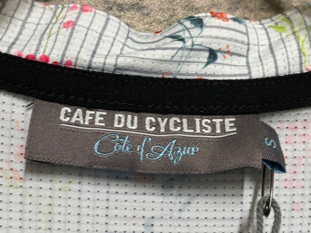 KS227 カフェドシクリステ cafe du cycliste Floriane R. x Centifolia 半袖 サイクルジャージ グレー sakura S