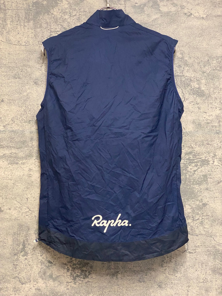JO048 ラファ Rapha EXPLORE LIGHTWEIGHT GILE ジレ サイクルベスト 紺 S