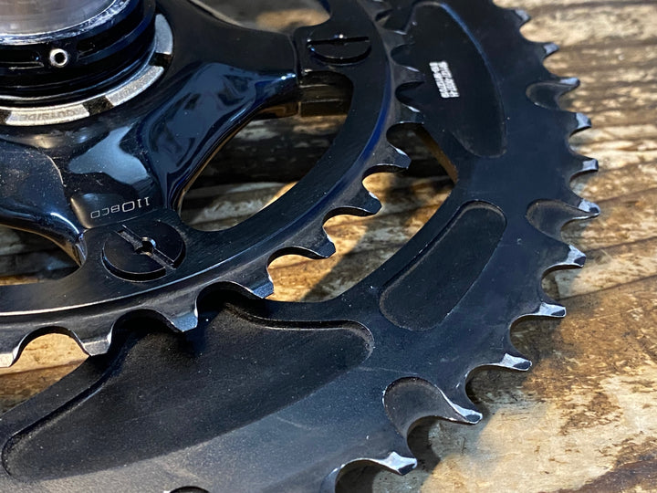 JX012 スペシャライズド SPECIALIZED S-WORKS POWER 両足パワーメーター カーボン クランクセット 50/34T 165mm ※左アーム接続不可のためジャンク