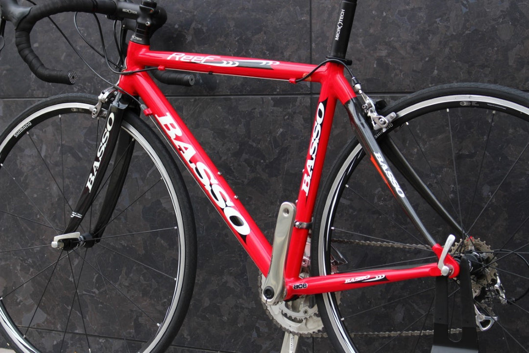 バッソ BASSO リーフ REFE 2010年モデル 480サイズ 105 5600 アルミ×カーボンバック ロードバイク 【福岡店】