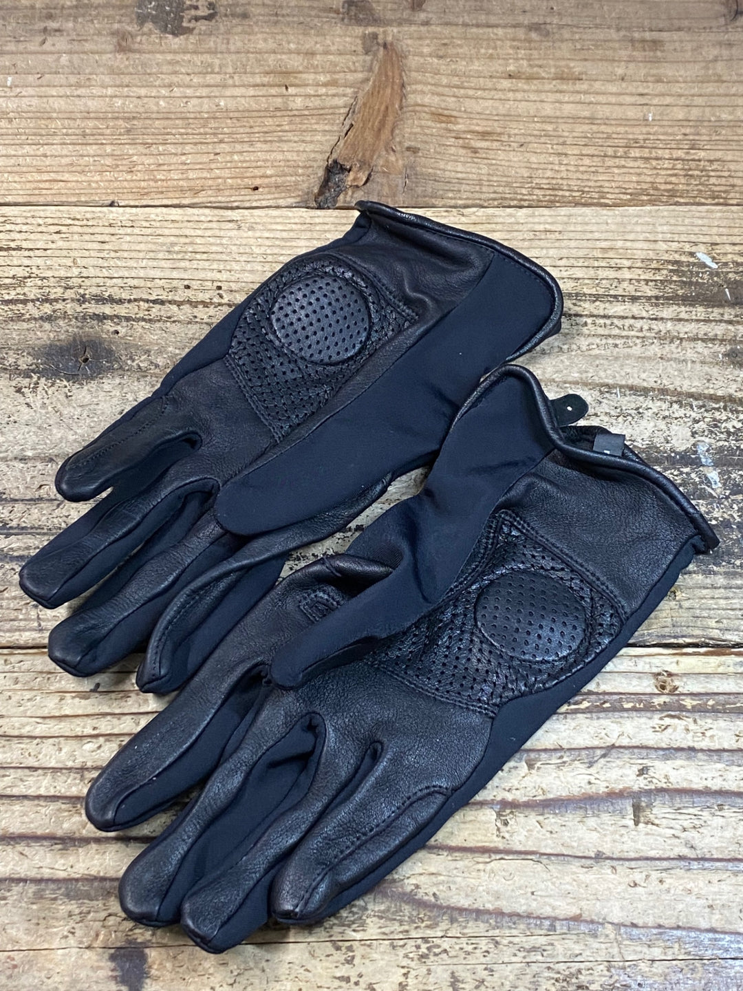 JU403 ラファ Rapha CLASSIC GLOVES 長指 グローブ 黒 L 裏起毛