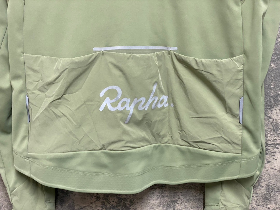 JP289 ラファ Rapha BREVET LONG SLEEVE INFINIUM JERSEY 長袖 サイクルジャージ オリーブ L GORE-TEX INFINIUM
