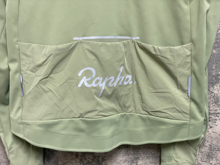 JP289 ラファ Rapha BREVET LONG SLEEVE INFINIUM JERSEY 長袖 サイクルジャージ オリーブ L GORE-TEX INFINIUM