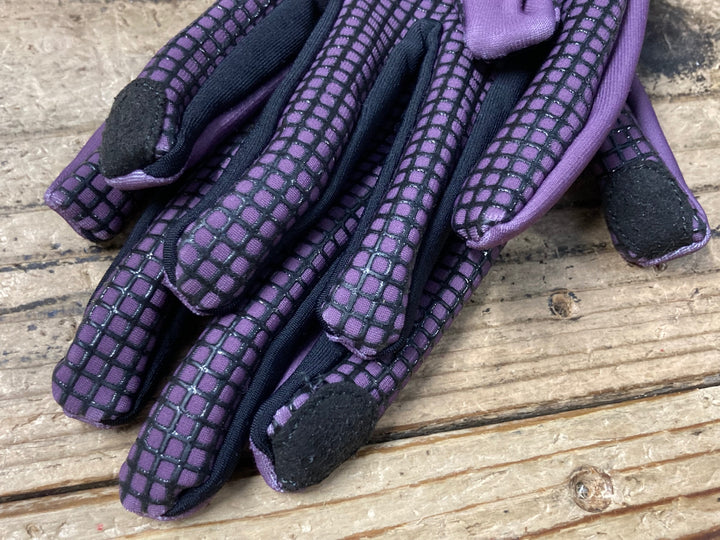 KM730 フィンガークロスド FINGERSCROSSED MID SEASON GLOVES 長指 グローブ 紫 M 裏起毛