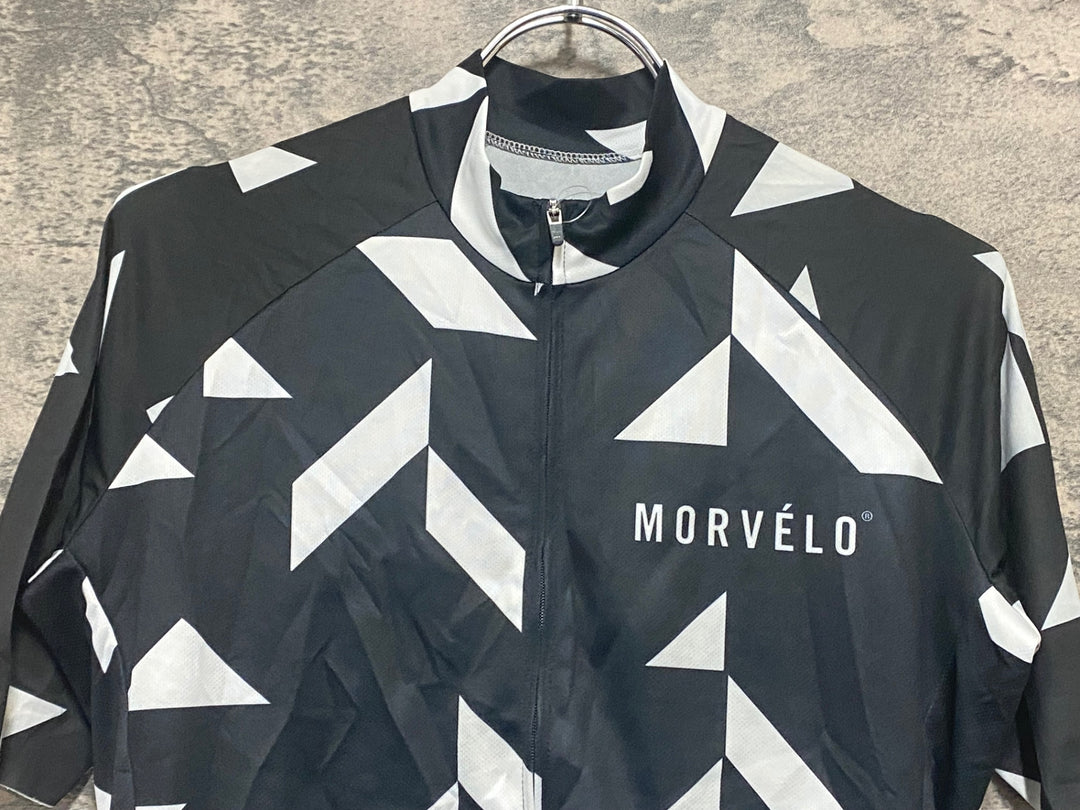 KJ267 モルベロ MORVELO 半袖 サイクルジャージ 黒 S
