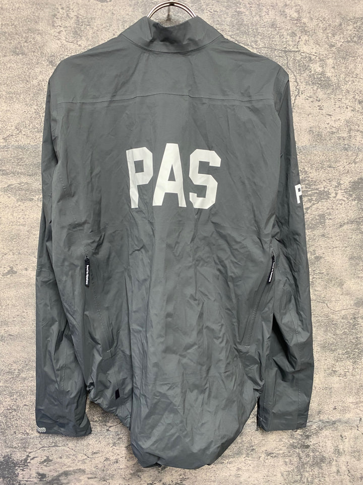KA566 パスノーマルスタジオ PAS NORMAL STUDIOS PAS MECHANISM SHIELD JACKET 長袖 サイクルジャケット グレー M